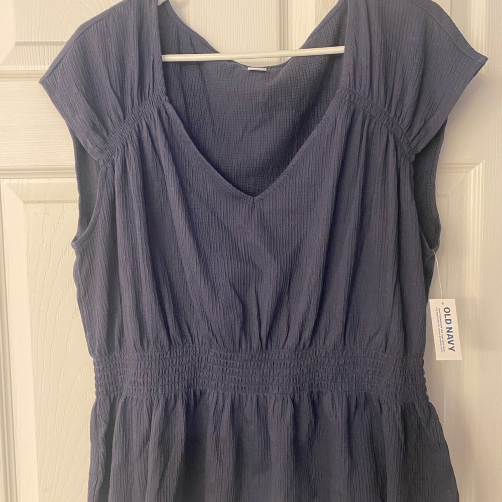 Old Navy Women's Navy Blue Top NWT size XL